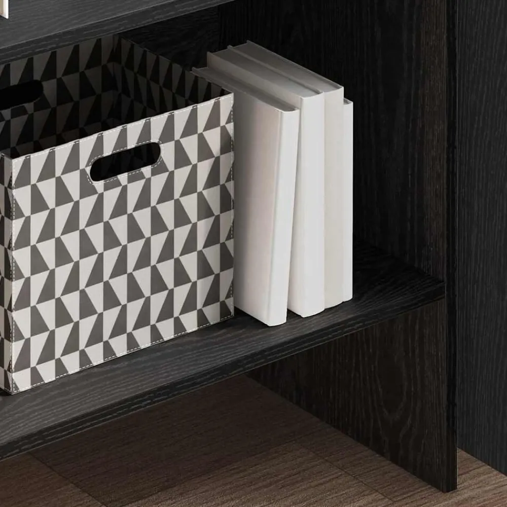 vidaXL Estanterías-Librería 60 x 35 x 180 cm Madera de ingeniería