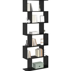 vidaXL Librería 70 x 24 x 193,5 cm Madera de ingeniería Roble negro Discount