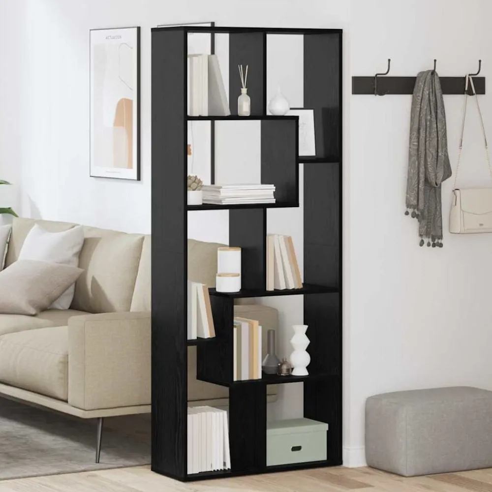 vidaXL Estanterías-Librería 67 x 25 x 162 cm Madera de ingeniería