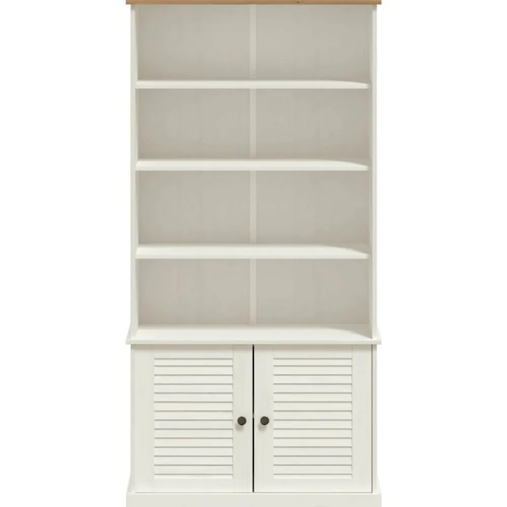 vidaXL Estanterías-Librería VIGO madera maciza de pino 85x35x170 cm