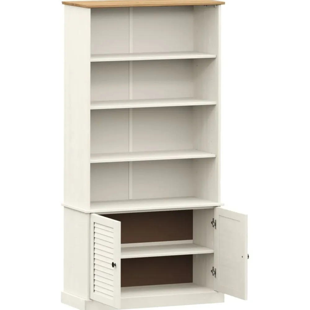 vidaXL Estanterías-Librería VIGO madera maciza de pino 85x35x170 cm