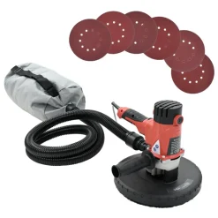 vidaXL Herramientas-Lijadora de yeso con función de aspirador 1200 W