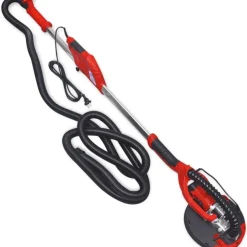 vidaXL Herramientas-Lijadora de yeso pladur roja 750 W