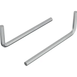 vidaXL Herramientas-Llave hexagonal 2 pcs Plateado 32 x 86 mm Acero