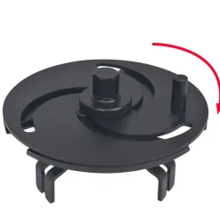 vidaXL Equipo & Herramientas De Taller-Llave para tapa de tanque de combustible 3 garras 89-170mm