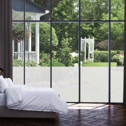 vidaXL Lámina de ventana esmerilada PVC gris 0,9x5 m Gris escarchado Best