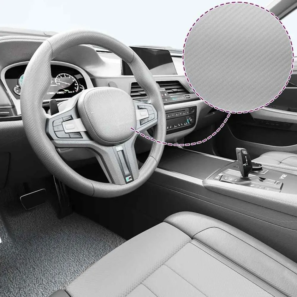 vidaXL Lámina para coches 4D 100x150 cm Plateado Online