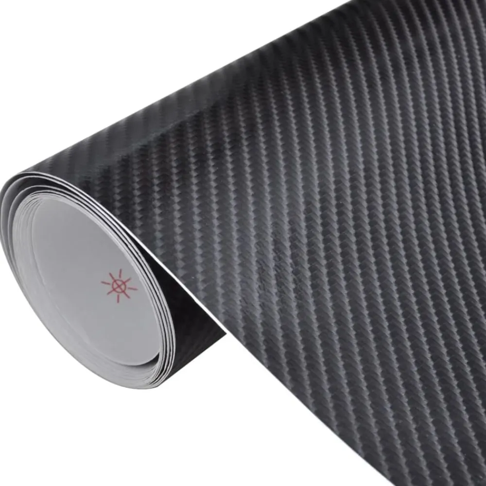 vidaXL Lámina para coches 4D 100x150 cm Negro Sale
