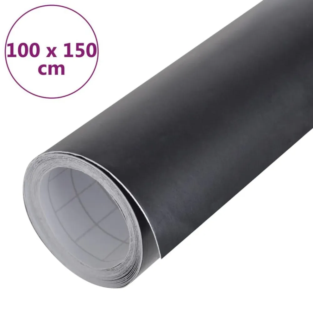 vidaXL Lámina para coches 100x150 cm negro mate Hot