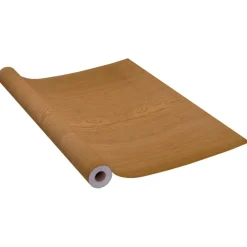 vidaXL Láminas autoadhesivas puertas 2 uds PVC claro 210x90cm Roble Clearance