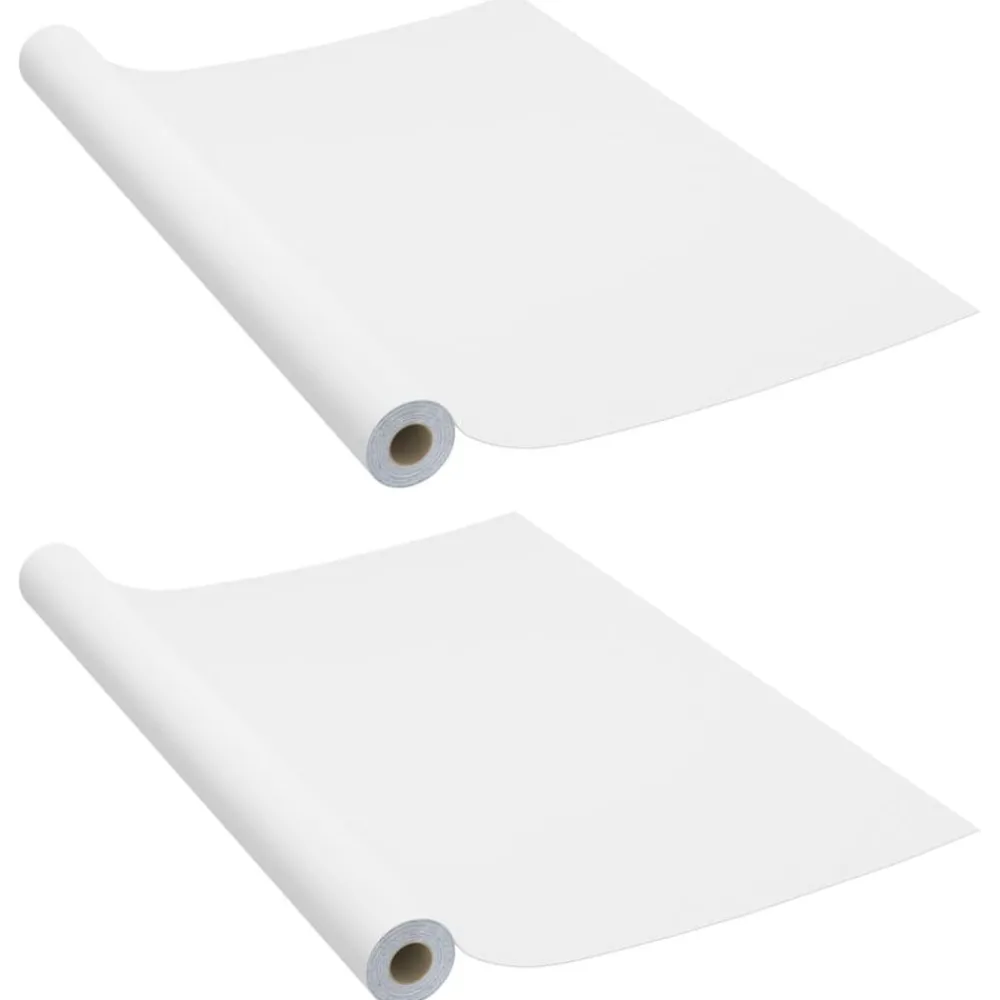 vidaXL Decoración-Láminas autoadhesivas muebles 2 uds PVC 500x90 cm