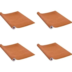 vidaXL Láminas autoadhesivas puertas 4 uds PVC 210x90 cm Roble claro Best
