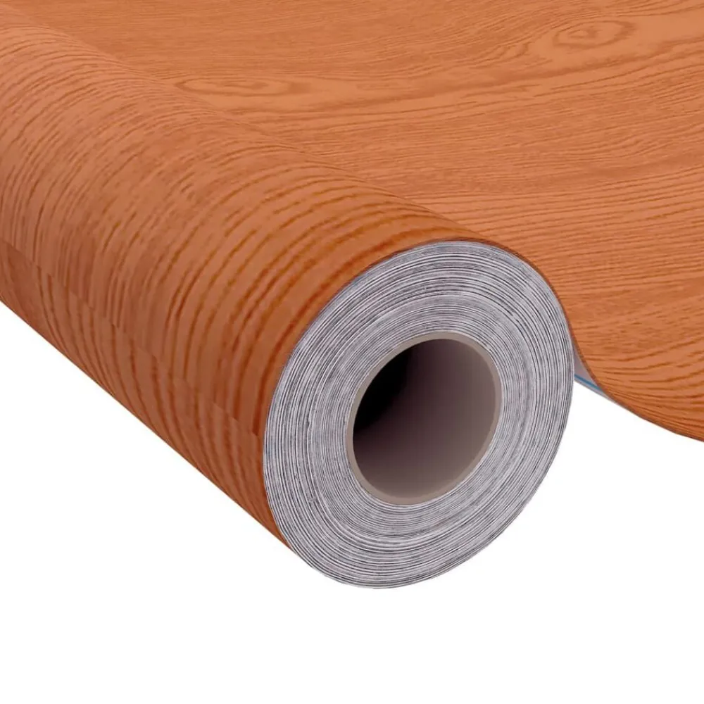 vidaXL Láminas autoadhesivas puertas 4 uds PVC 210x90 cm Roble claro Best