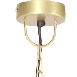 vidaXL Lámpara colgante industrial redonda 25 W latón 42 cm E27 Latón Sale
