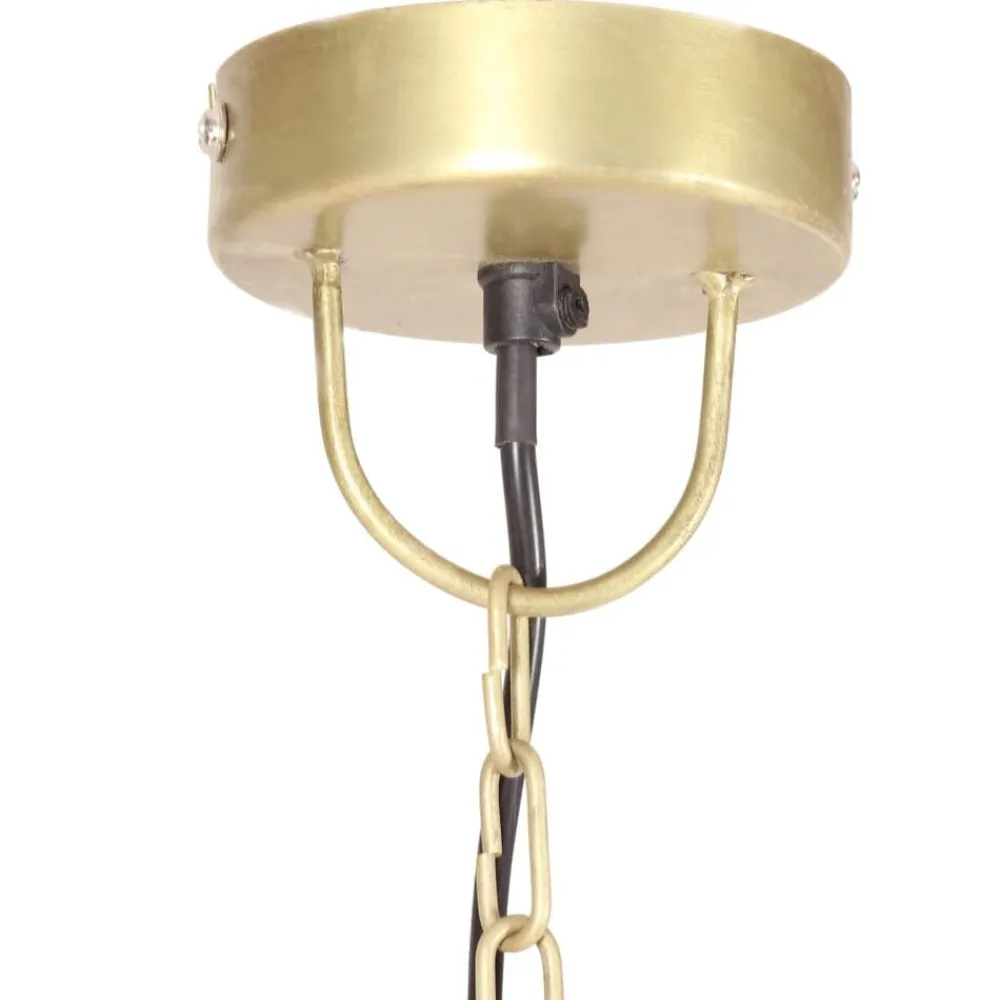 vidaXL Lámpara colgante industrial redonda 25 W latón 42 cm E27 Latón Sale