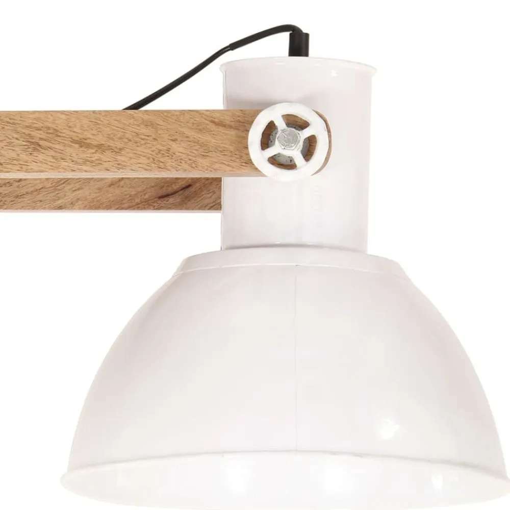 vidaXL Lámpara colgante industrial 25 W blanca 109 cm E27 Blanco