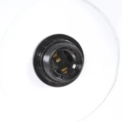 vidaXL Lámpara colgante industrial 25 W blanca 109 cm E27 Blanco