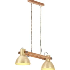 vidaXL Lámpara colgante industrial 25 W latón 109 cm E27 Latón