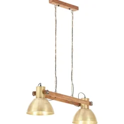 vidaXL Lámpara colgante industrial 25 W latón 109 cm E27 Lat&oacute;n