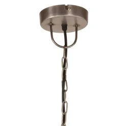 vidaXL Iluminación-Lámpara colgante industrial redonda E27 25 W 32 cm