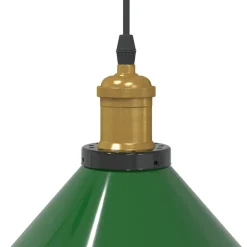 vidaXL Iluminación-Lámpara colgante regulable en altura E27 Ø 22cm