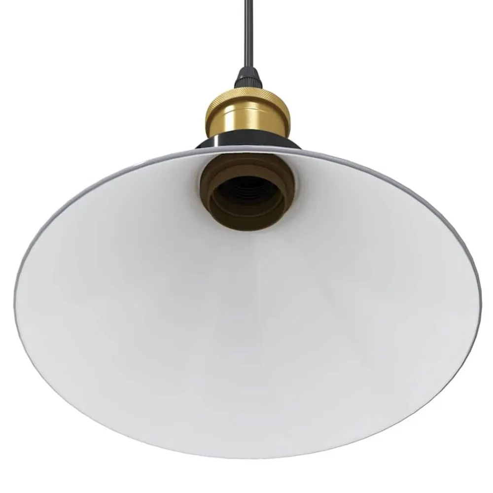 vidaXL Iluminación-Lámpara colgante regulable en altura E27 Ø 22cm