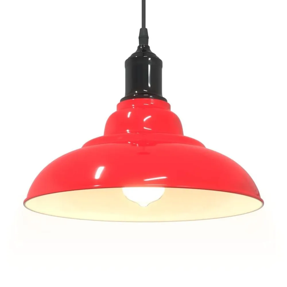 vidaXL Iluminación-Lámpara colgante regulable en altura E27 Ø 31cm