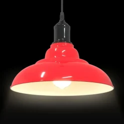 vidaXL Iluminación-Lámpara colgante regulable en altura E27 Ø 31cm