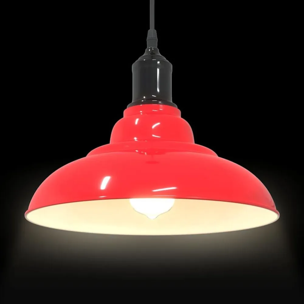 vidaXL Iluminación-Lámpara colgante regulable en altura E27 Ø 31cm
