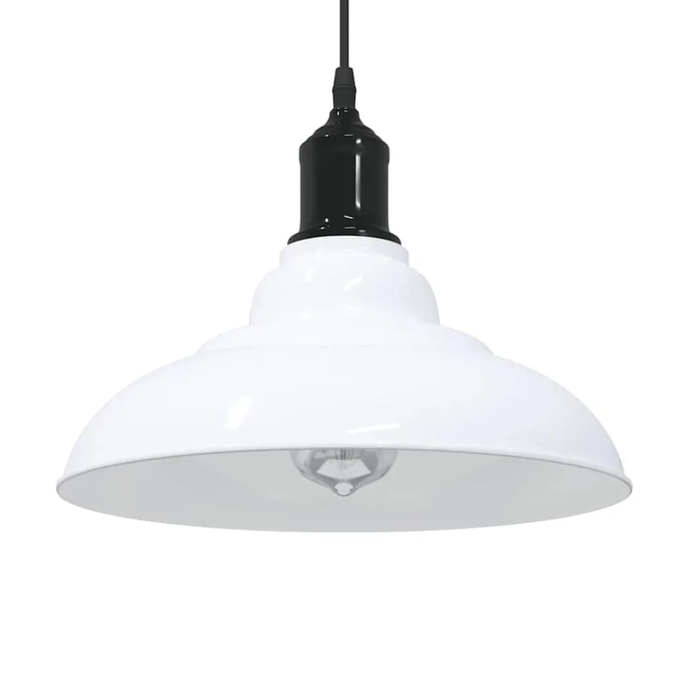 vidaXL Iluminación-Lámpara colgante regulable altura E27 Ø 31cm
