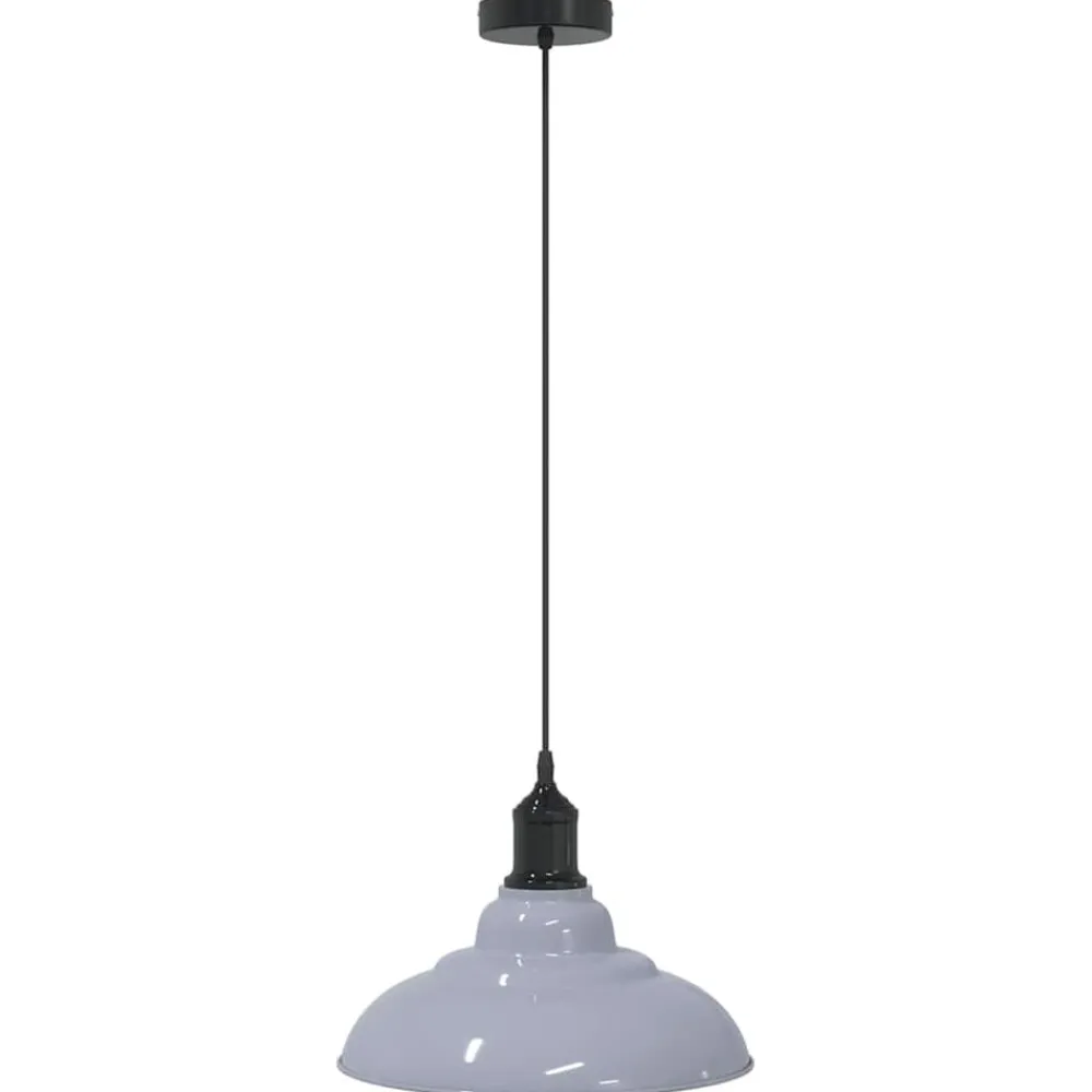 vidaXL Iluminación-Lámpara colgante regulable en altura E27 Ø 31cm