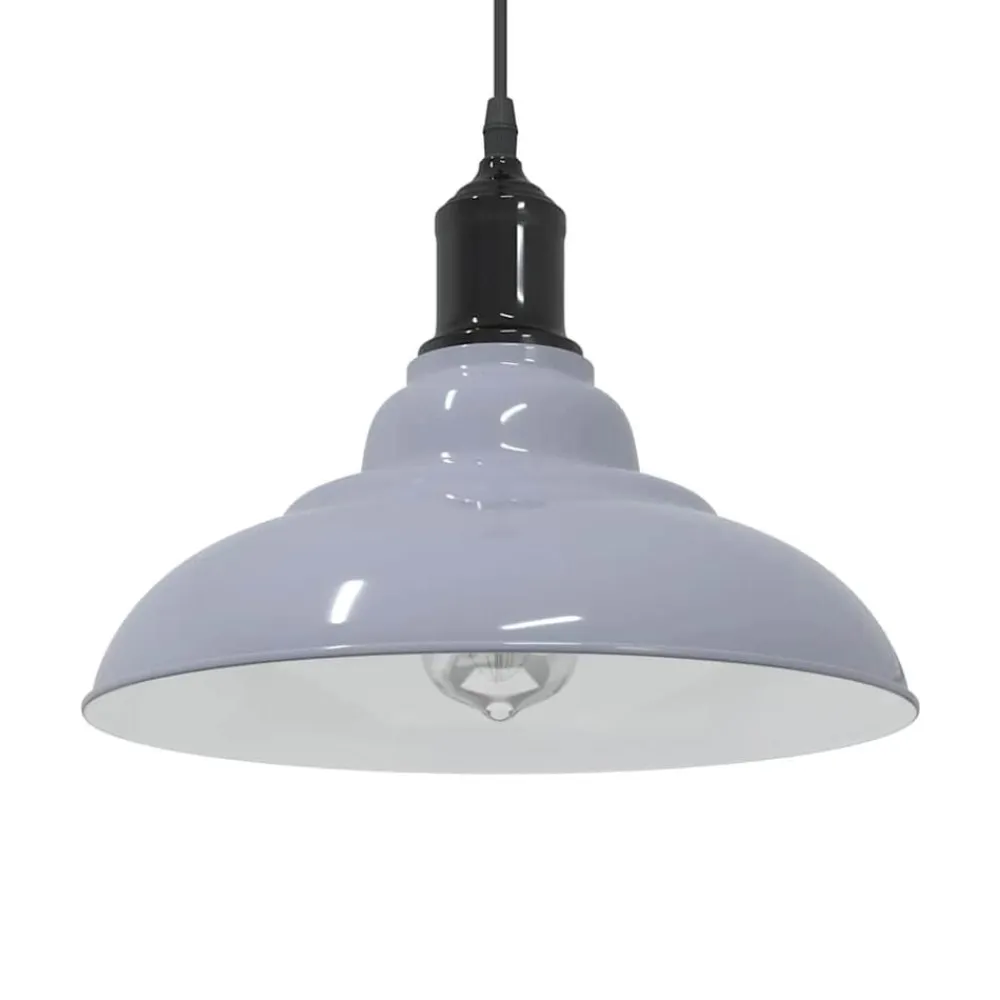 vidaXL Iluminación-Lámpara colgante regulable en altura E27 Ø 31cm