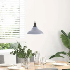 vidaXL Iluminación-Lámpara colgante regulable en altura E27 Ø 31cm