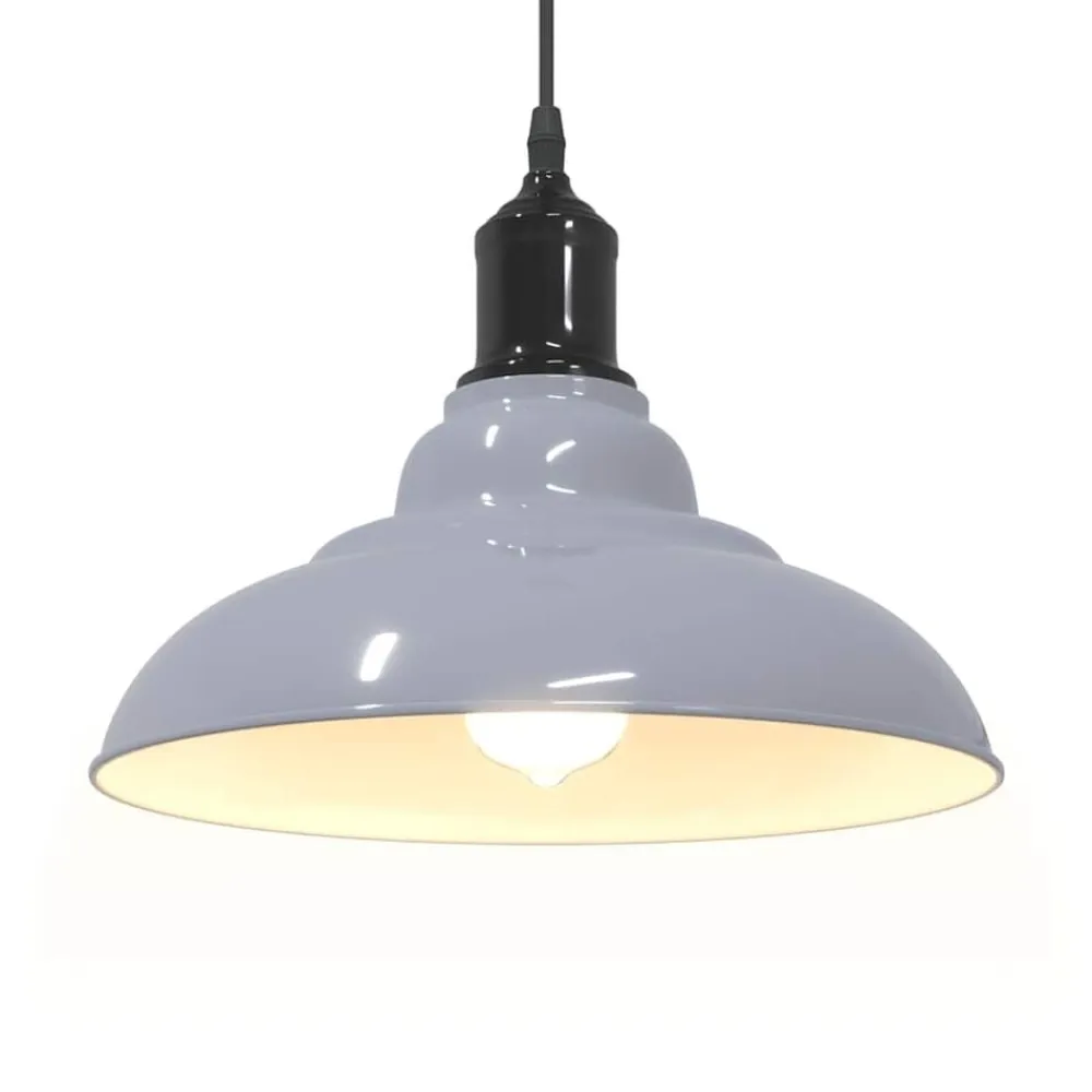 vidaXL Iluminación-Lámpara colgante regulable en altura E27 Ø 31cm