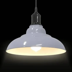vidaXL Iluminación-Lámpara colgante regulable en altura E27 Ø 31cm