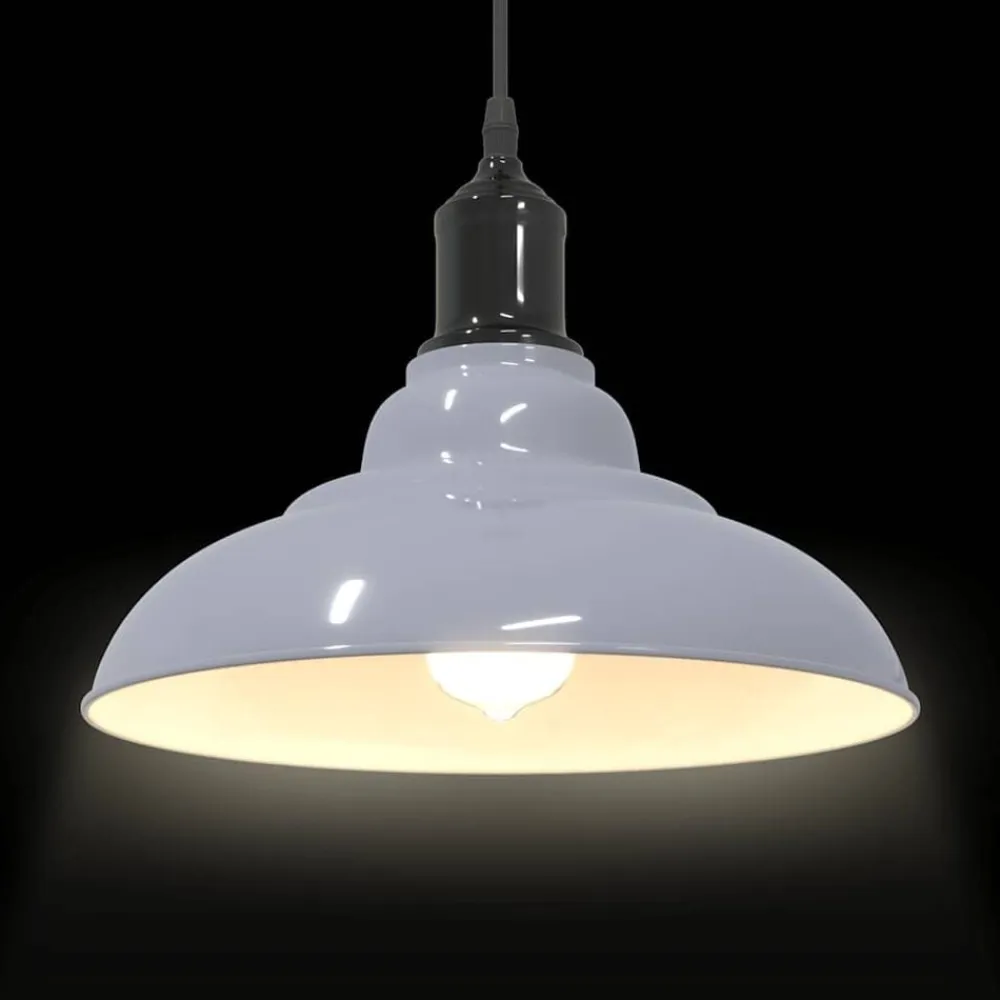 vidaXL Iluminación-Lámpara colgante regulable en altura E27 Ø 31cm