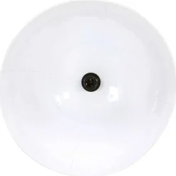 vidaXL Iluminación-Lámpara colgante redonda 25 W blanca 48 cm E27