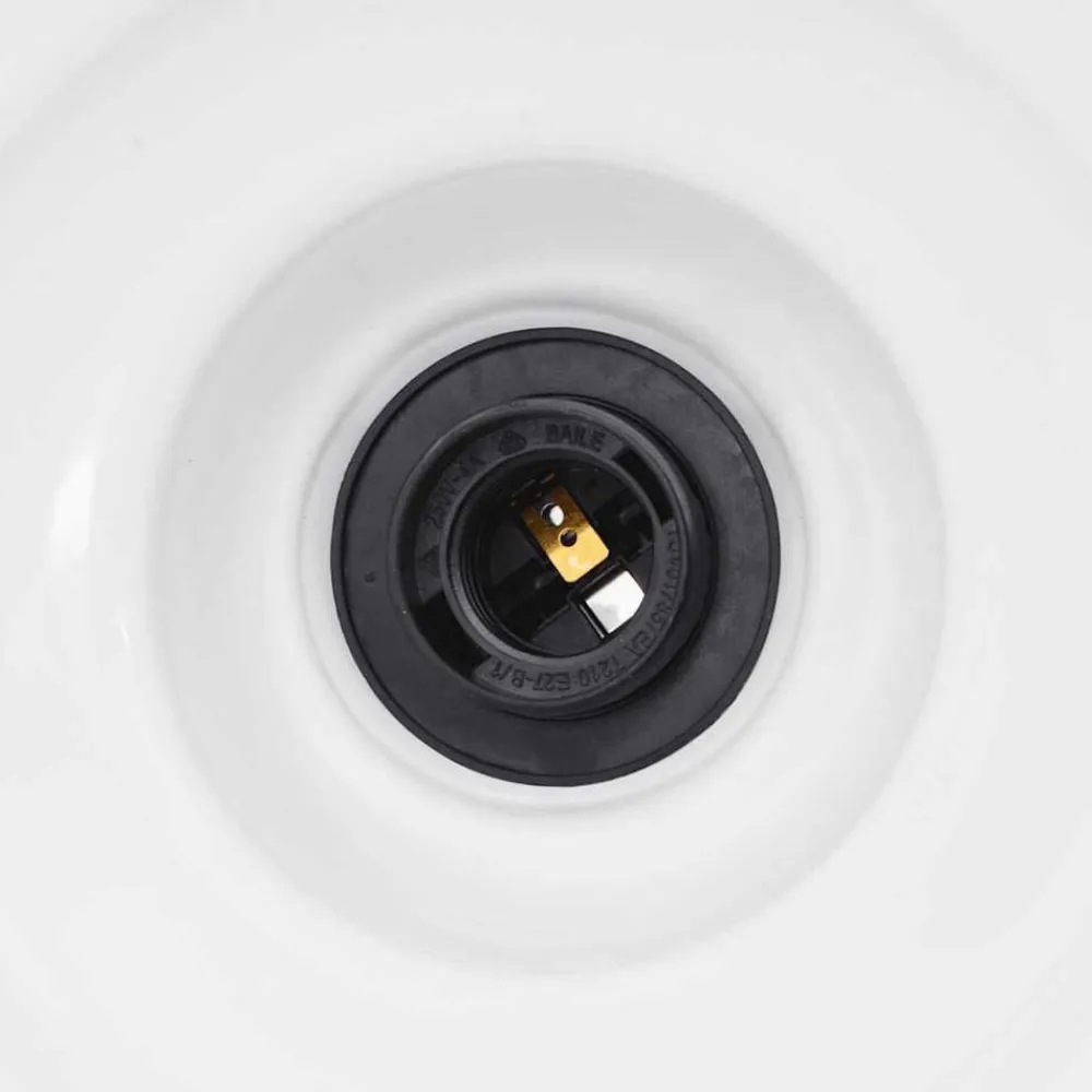 vidaXL Iluminación-Lámpara colgante regulable en altura E27 oscuro brillante Ø31cm