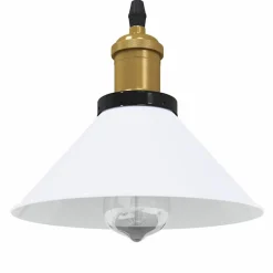 vidaXL Iluminación-Lámpara colgante regulable altura E27 Ø 22cm