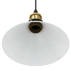 vidaXL Iluminación-Lámpara colgante regulable altura E27 Ø 22cm