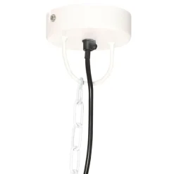 vidaXL Lámpara colgante vintage 25 W blanca redonda 41 cm E27 Blanco Sale
