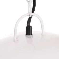 vidaXL Lámpara colgante vintage 25 W blanca redonda 41 cm E27 Blanco Sale