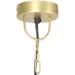 vidaXL Iluminación-Lámpara colgante vintage redonda 25 W latón 41 cm E27