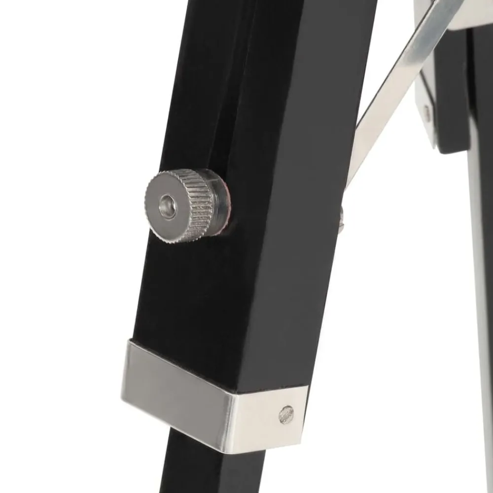 vidaXL Iluminación-Lámpara con trípode de suelo madera maciza mango 69 cm