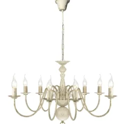 vidaXL Iluminación-Lámpara de araña antique metal 8 bombillas E14