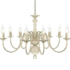 vidaXL Iluminación-Lámpara de araña antique metal 8 bombillas E14