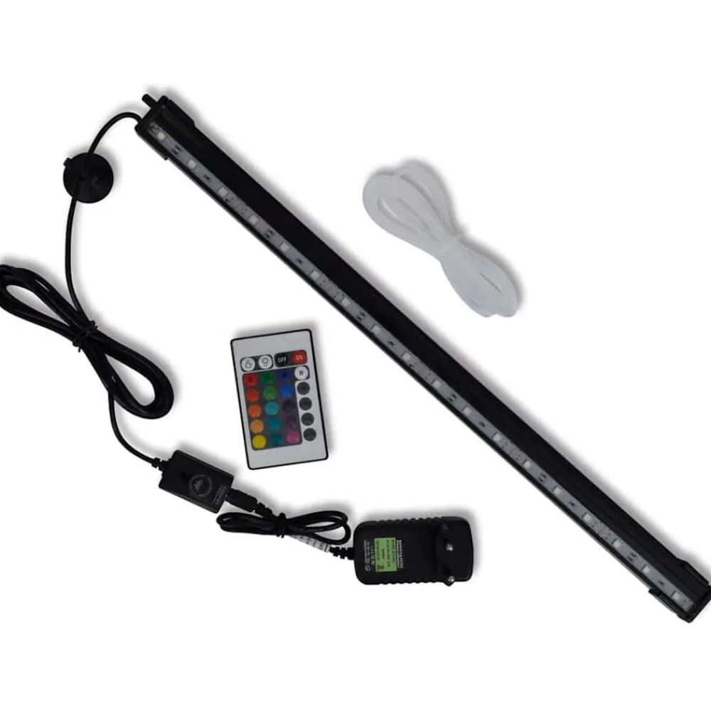 vidaXL Productos Para Mascotas-Lámpara de burbujas de acuario RGB 48 cm