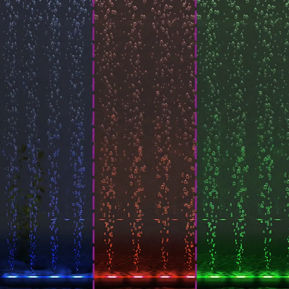 vidaXL Productos Para Mascotas-Lámpara de burbujas de acuario RGB 48 cm