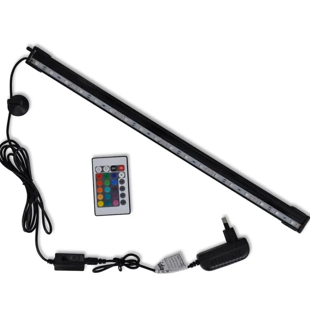 vidaXL Productos Para Mascotas-Lámpara de burbujas de acuario RGB 48 cm
