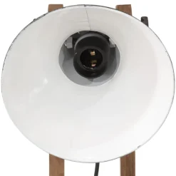 vidaXL Iluminación-Lámpara de escritorio negra 25 W E27 23x13x52 cm